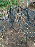 Metalen stoelen, Ophalen, Grijs, Metaal, Vier