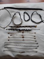 diverse sieraden, ketting, armbanden, enkelbandjes, Overige materialen, Overige kleuren, Ophalen of Verzenden, Zo goed als nieuw