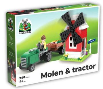 speelgoed Blokkies Molen Tractor  beschikbaar voor biedingen