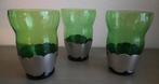 3 Georg Nilsson art deco glazen, Antiek en Kunst, Antiek | Glas en Kristal, Ophalen of Verzenden