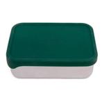 Lunchbox lunch box broodtrommel RVS Groen Petit Monkey, Info@petitmonkey.com, Petit Monkey, Nieuw, Ophalen of Verzenden