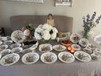 Spode GainesBorough antiek servies hsndbeschilderd, Antiek en Kunst, Ophalen