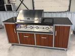 Grote gas bbq buitenkeuken Boretti RVS BBQ, Ophalen, Nieuw, Gas, Boretti