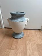 Decoratieve vaas - Grijs/Wit, Ophalen, Steen, Gebruikt, 50 tot 75 cm