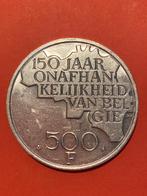 500 Belgische Francs 150 jaar onafhankelijkheid, Ophalen, Verzilverd, Zilver, Losse munt