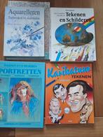 Tekenboeken - Aquarelleren, Portretten, Karikatuur, Ophalen of Verzenden, Gebruikt, Boek of Gids