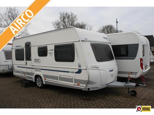 Fendt Topas 490 TF, Caravans en Kamperen, Caravans, tot en met 4, 1000 - 1250 kg, Rondzit, Fendt, Dwarsbed, Overige typen, 4 tot 5 meter