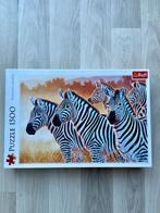 KOOPJE: Puzzel 1500 stukjes | Zebra’s | Weg ermee!, Ophalen of Verzenden, 500 t/m 1500 stukjes, Zo goed als nieuw