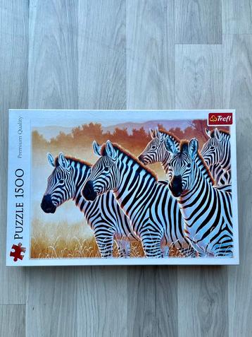 KOOPJE: Puzzel 1500 stukjes | Zebra’s | Weg ermee! beschikbaar voor biedingen