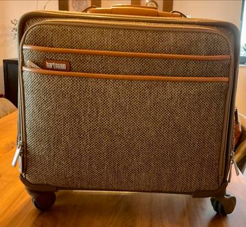 Hartmann luxe tas / aktentas / reiskoffer op wieltjes beschikbaar voor biedingen