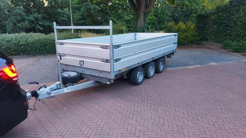 Henra driezijdige elektrische kipper drieasser, Auto diversen, Aanhangers en Bagagewagens, Zo goed als nieuw, Ophalen