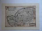 Gravure kaart Westergoe Friesland-west Aertsen 1660, Verzenden