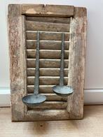 Louvre luikje met ijzeren lepels, Huis en Inrichting, Woonaccessoires | Kamerschermen, Ophalen of Verzenden, Zo goed als nieuw