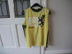 leuk geel mouwloos vakantie shirt basic style maat medium, Ophalen of Verzenden, Zo goed als nieuw, Maat 48/50 (M), Geel