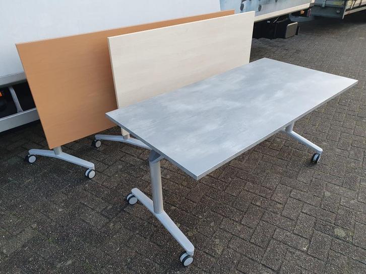 Wini Twister verrijdbare klaptafel nieuw blad naar keuze, Huis en Inrichting, Bureaus, Zo goed als nieuw, Met wielen, Ophalen of Verzenden