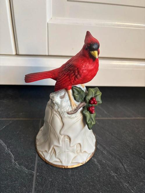 Porseleine Bel met Kardinaal Vogel, tafelbel Avon, Verzamelen, Porselein, Kristal en Bestek, Nieuw, Porselein, Ophalen of Verzenden
