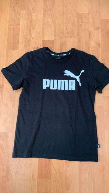 Nieuw zwart puma shirt mt 152