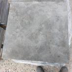 Ruim 35 m2 Chinees hardsteen terrastegels, 50x50x2.5 cm., Tuin en Terras, Tegels en Klinkers, Ophalen, Gebruikt, Natuursteen, Terrastegels