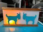 Nachtlampje 'Bokjes' voor kinderkamer. uniek exemplaar, Ophalen, Gebruikt, Lamp