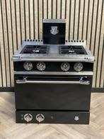 Uniek Frans Fornuis Delaubrac Lyon 4 pits Gas + Grote Oven, Ophalen of Verzenden, Grill, Elektrisch