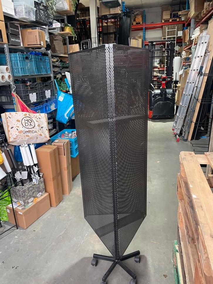 Driehoekig Draai Display - Haken, Perfo - 50x125cm, Diversen, Wenskaarten, Zo goed als nieuw, Ophalen