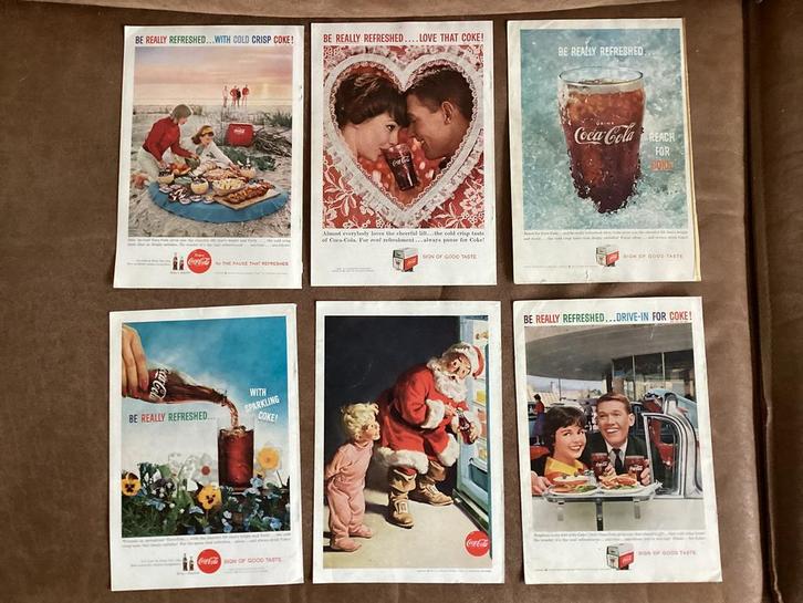 COCA COLA 1959, prachtig, Verzamelen, Merken en Reclamevoorwerpen, Zo goed als nieuw, Reclamebord, Ophalen of Verzenden