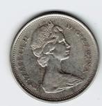 24-722 Canada 25 cent 1965, Postzegels en Munten, Munten | Amerika, Zilver, Ophalen of Verzenden, Losse munt, Noord-Amerika
