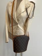 Louis Vuitton Drouot monogram crossbody tas ORIGINEEL, Verzenden, Zo goed als nieuw, Bruin, Schoudertasje
