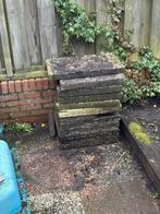 Grijze grindtegels - Stapel, Tuin en Terras, Ophalen, Gebruikt, Minder dan 5 m², Grind