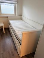 Wit bed, 2persoons mogelijk, Huis en Inrichting, Slaapkamer | Bedden, Ophalen, Wit, Tweepersoons, Zo goed als nieuw