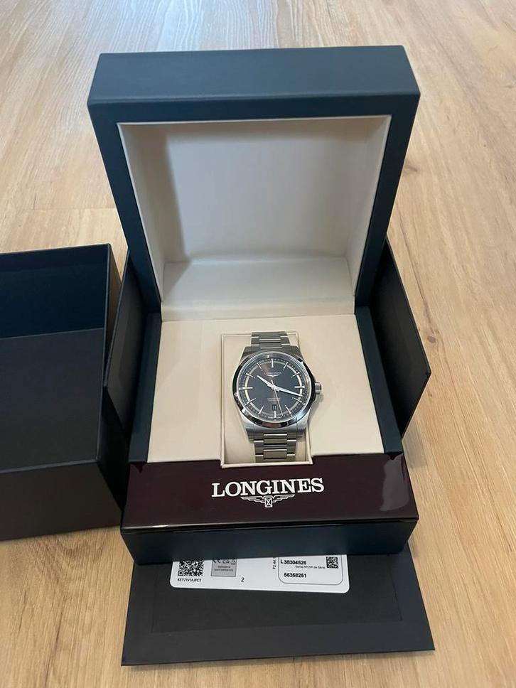 Longines Conquest Automatic – L3.830.4.52.6 – 41 mm, Sieraden, Tassen en Uiterlijk, Horloges | Heren, Zo goed als nieuw, Overige merken