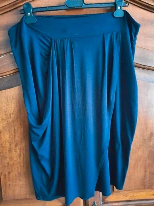 Nieuwe donkerblauwe tricot overslag rok van Ro-Zu 44-46, Kleding | Dames, Rokken, Nieuw, Maat 42/44 (L), Blauw, Onder de knie