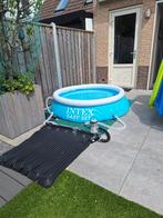 Intex 180 cm zwembad met filterpomp en zonnepaneel, Tuin en Terras, Minder dan 80 cm, Rond, Ophalen of Verzenden, Opzetzwembad