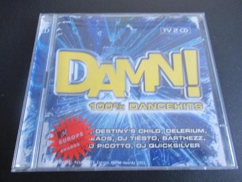 Dubbel-CD Damn! 100% Dancehits, Cd's en Dvd's, Cd's | Dance en House, Gebruikt, Dance Populair, Verzenden