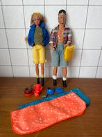 Barbie & ken camping mattel, Kinderen en Baby's, Speelgoed | Poppen, Ophalen of Verzenden, Zo goed als nieuw, Barbie