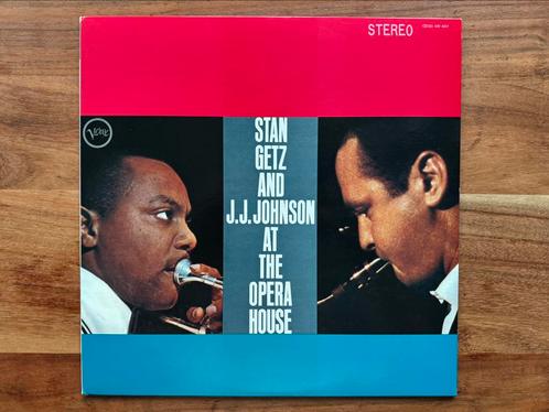 Stan Getz And J.J. Johnson – At The Opera House (LP), Cd's en Dvd's, Vinyl | Jazz en Blues, Zo goed als nieuw, Jazz, 1960 tot 1980