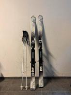 Salomon Emerald 140 Ski's + Stokken, Ophalen, Gebruikt, 100 tot 140 cm, Salomon