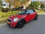 Mini Cabrio 1.6 Cooper S 184PK Xenon•Leder•Navi, Auto's, Voorwielaandrijving, Euro 5, Gebruikt, Zwart