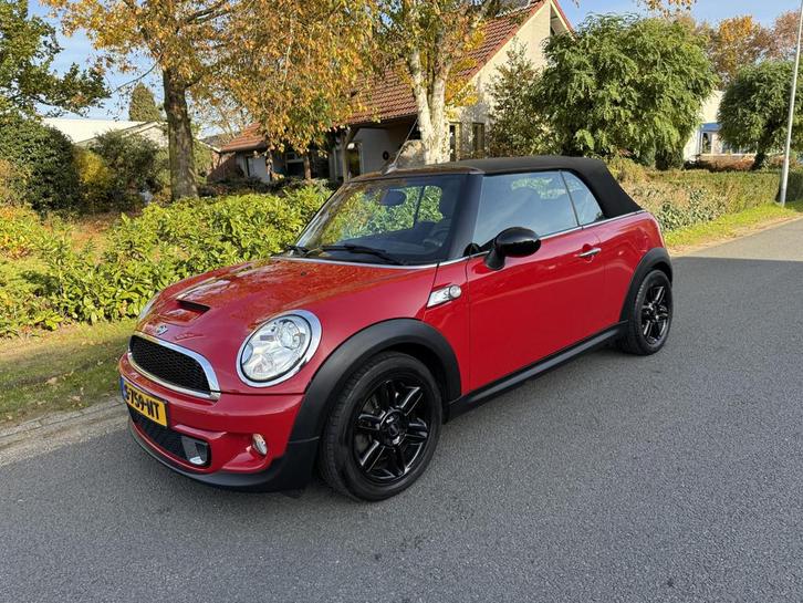 Mini Cabrio 1.6 Cooper S 184PK Xenon•Leder•Navi, Auto's, Mini, Bedrijf, Te koop, Cabrio, ABS, Airbags, Airconditioning, Alarm