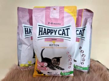 NIEUW - Happy Cat Kwaliteitsbrok voor Kittens & Junior beschikbaar voor biedingen