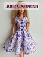 Naaipatroon Barbiekleertjes - jurk B + stofjes, Nieuw, Ophalen, Barbie