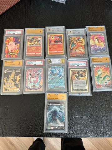 Graded pokemon kaarten te koop! Totaal 86 kaarten beschikbaar voor biedingen