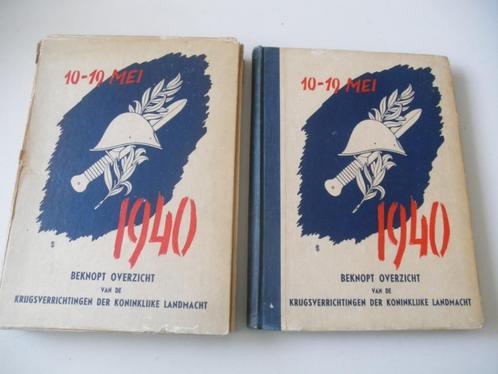 Beknopt overzicht van de krijsverrichtingen der Kon. Landmac, Boeken, Oorlog en Militair, Gelezen, Algemeen, Tweede Wereldoorlog