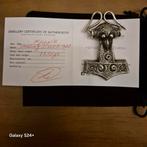 Mjolnir Hanger - Massief Zilver 925 - Viking Stijl, Sieraden, Tassen en Uiterlijk, Kettingen, Ophalen of Verzenden, Nieuw, Zilver