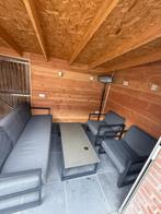 Loungeset Jysk buiten, Ophalen, 5 zitplaatsen, Aluminium, Tuinset