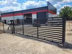 Nieuwe moderne schuifpoort horizontaal 500x150cm compleet!, Met poort, Overige typen, Nieuw, Ophalen of Verzenden