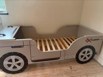 Jeep bed autobed 90 x 200 exclusief matras. beschikbaar voor biedingen