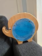 Nieuwe spaarpot houten olifant, Ophalen of Verzenden