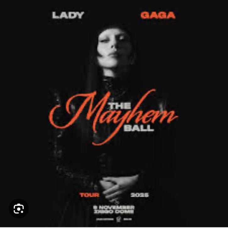 Vip Parkeer ticket Lady Gaga 9 november 2025 P1& P-Dome, Tickets en Kaartjes, Concerten | Pop, Twee personen, November
