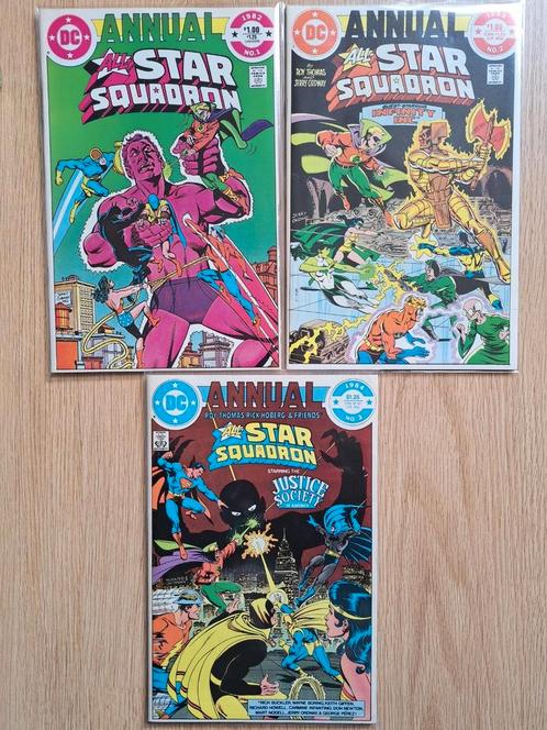 All-Star Squadron Annuals nr 1, 2, 3 - DC Comics, Boeken, Strips | Comics, Zo goed als nieuw, Complete serie of reeks, Amerika